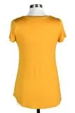 #483 Everyday Essential V-Neck Tee (Mustard)