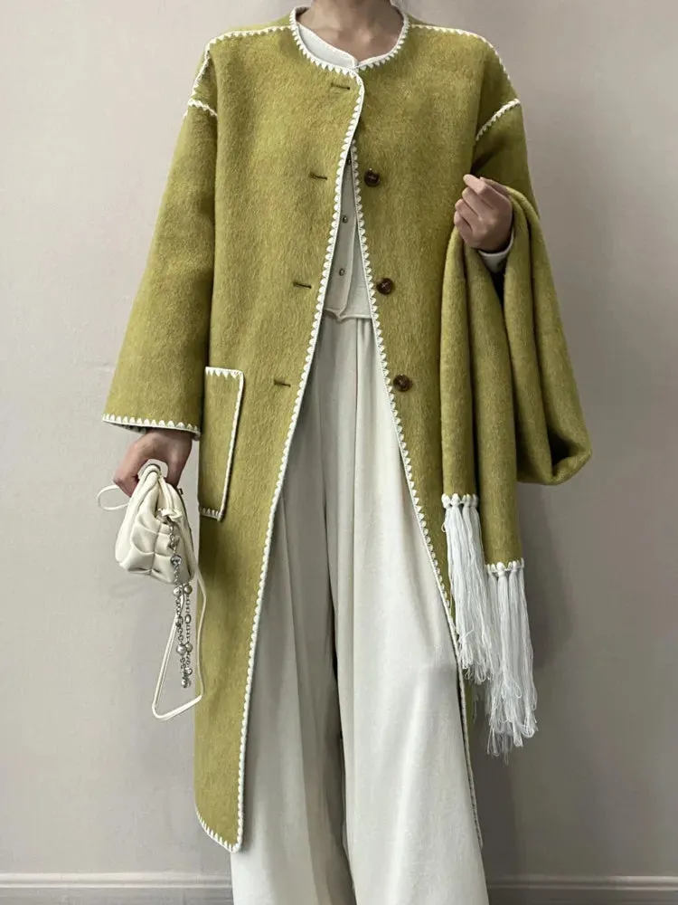 A&A MIDI Wool Coat Scarf Part 2