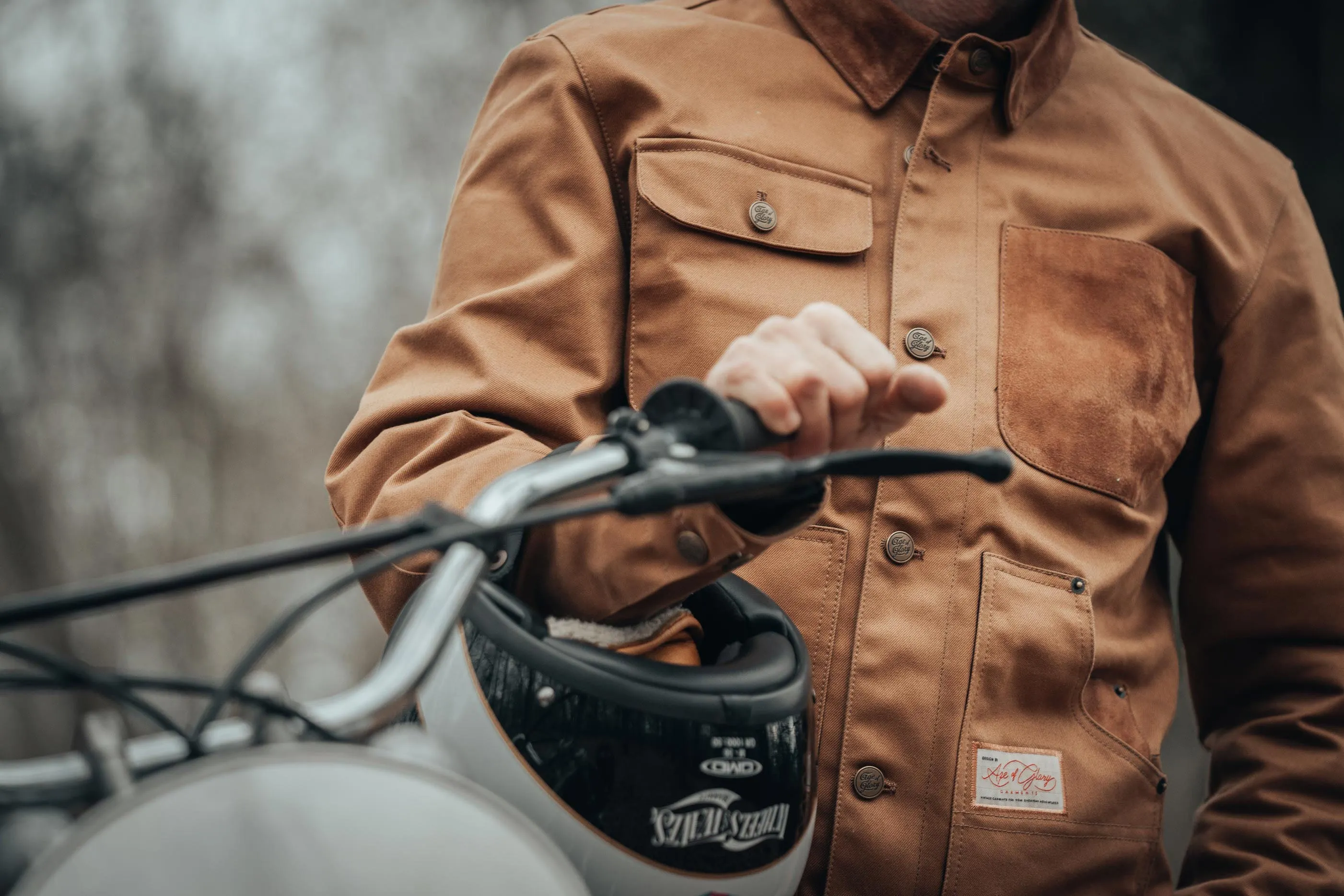 Age of Glory Craftsman Caramel Cotton Jacket