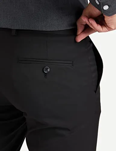 Amazon Brand - Symbol Men's Slim Dress Pants (SY-SS19-MFT-031_Black_34)