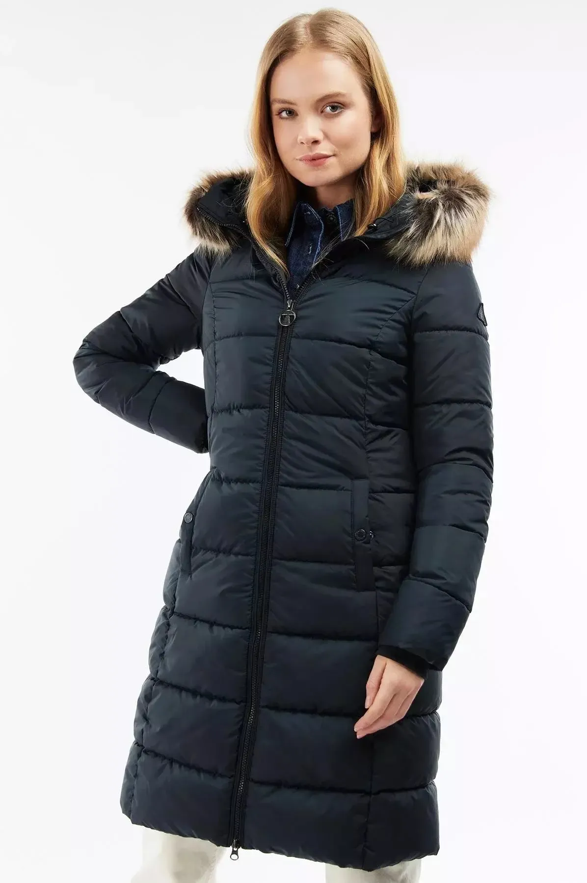 Barbour new Rosoman quilted coat in Black LQU1542BK11