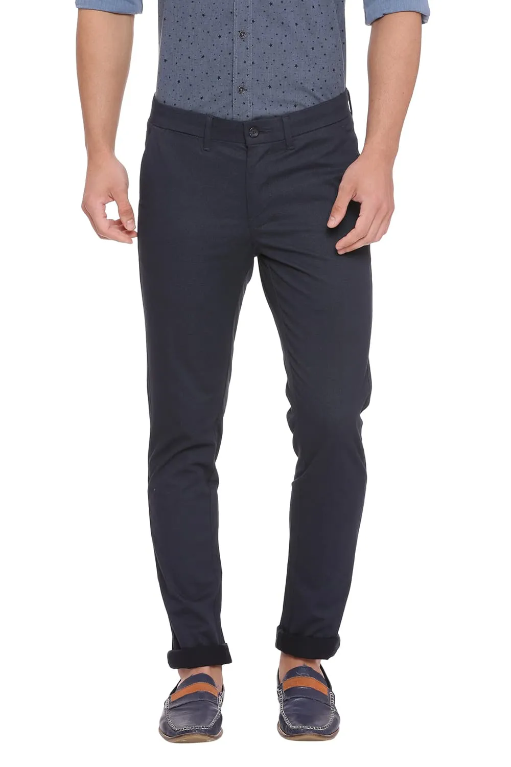 Basics Tapered Fit Stretch Trouser