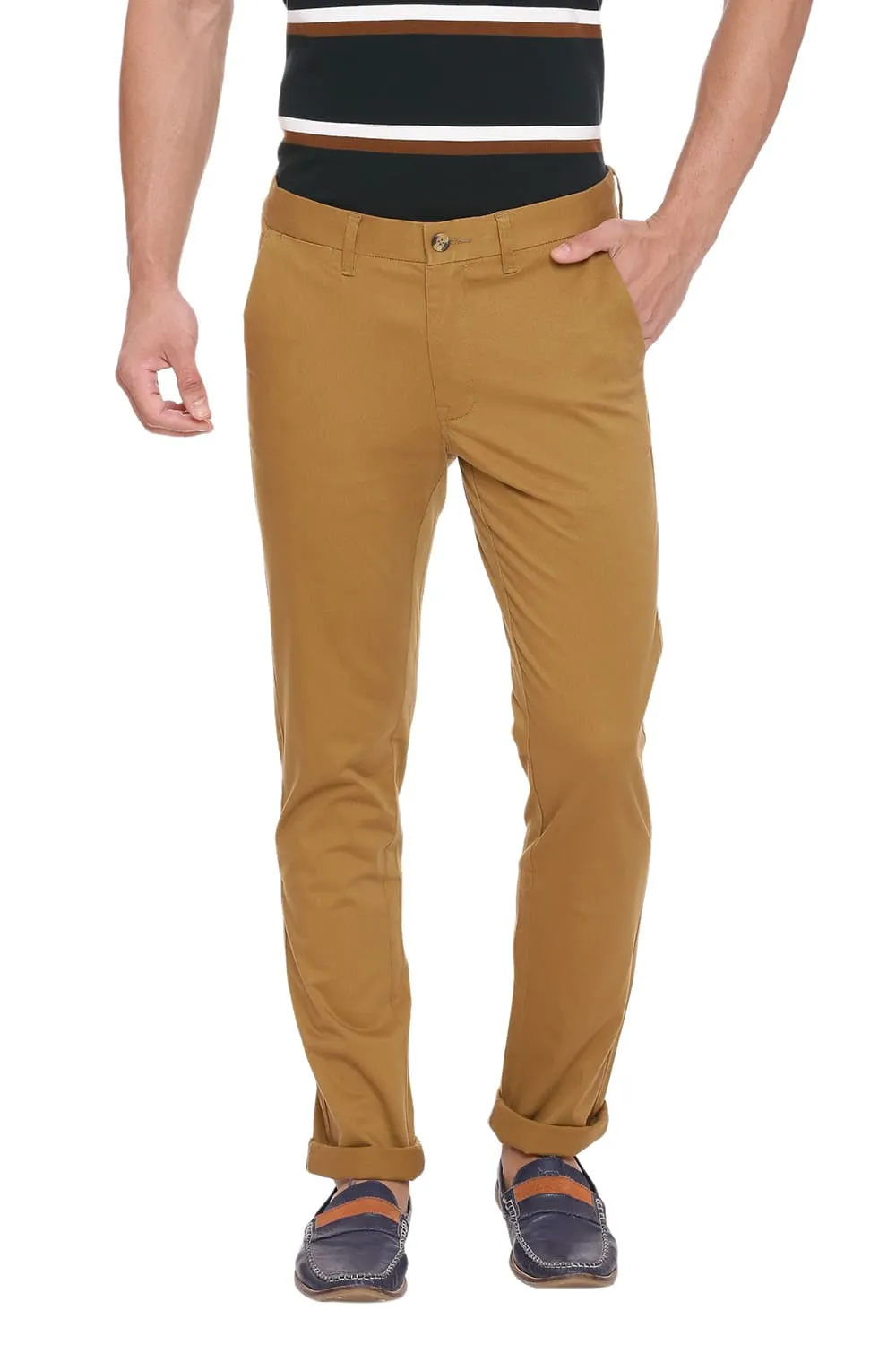 Basics Tapered Fit Stretch Trouser