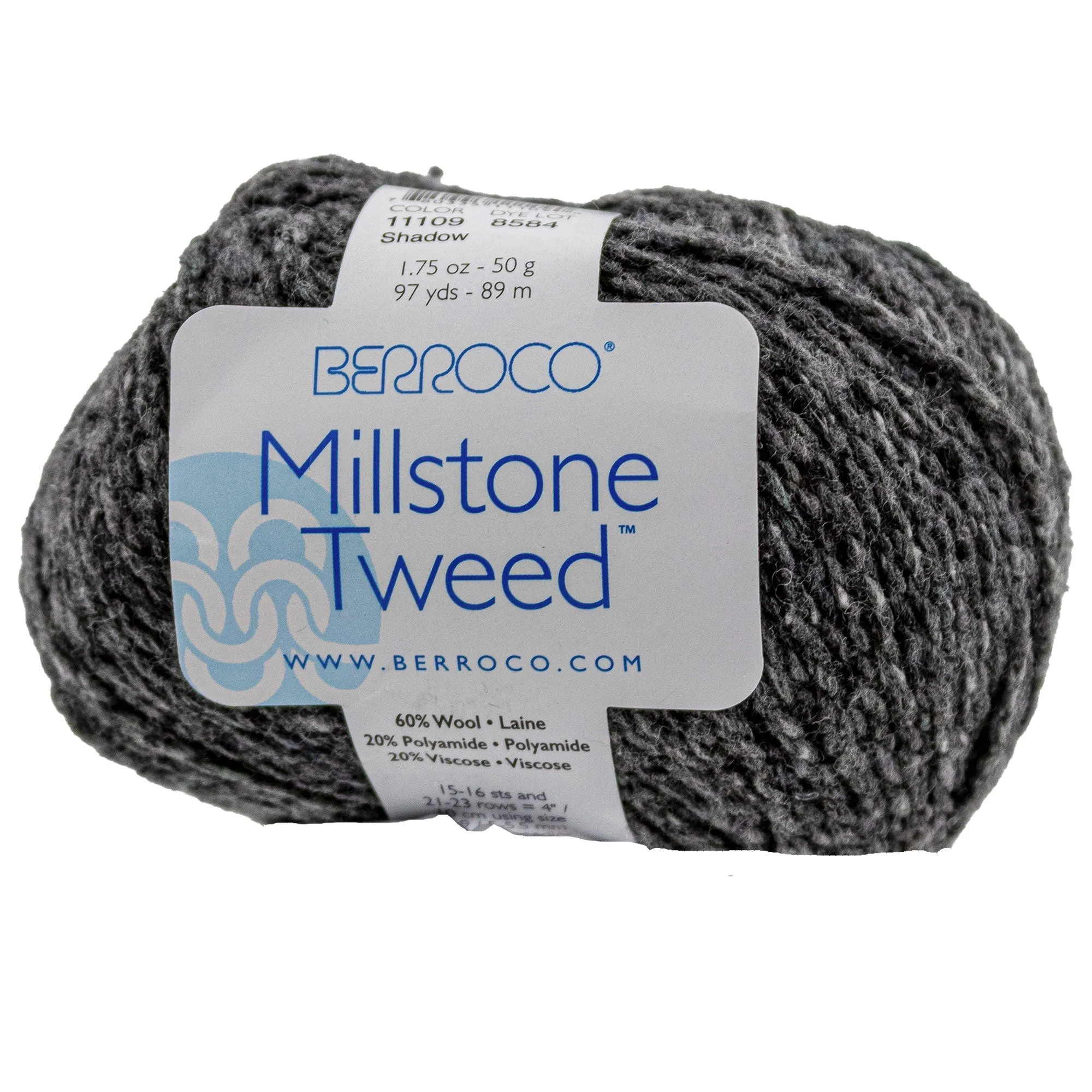 Berroco Millstone Tweed Yarn - 11109 Shadow