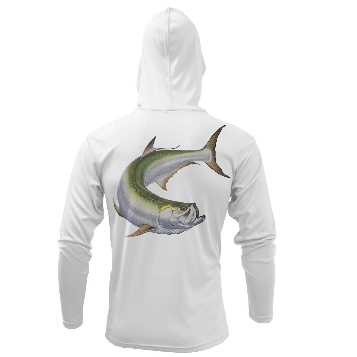 Boca Grande, FL Action Tarpon Long Sleeve UPF 50  Dry-Fit Hoodie