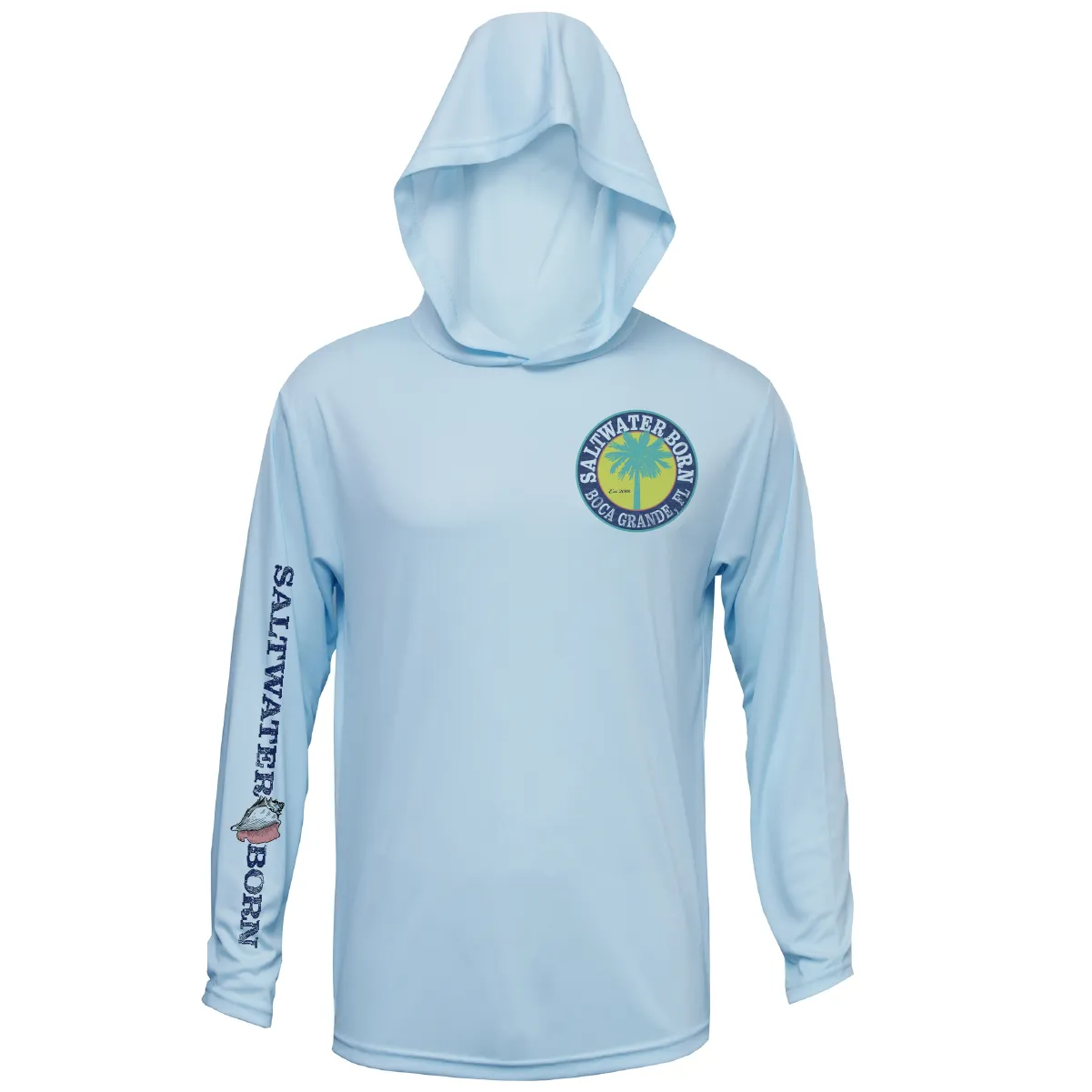 Boca Grande, FL Action Tarpon Long Sleeve UPF 50  Dry-Fit Hoodie