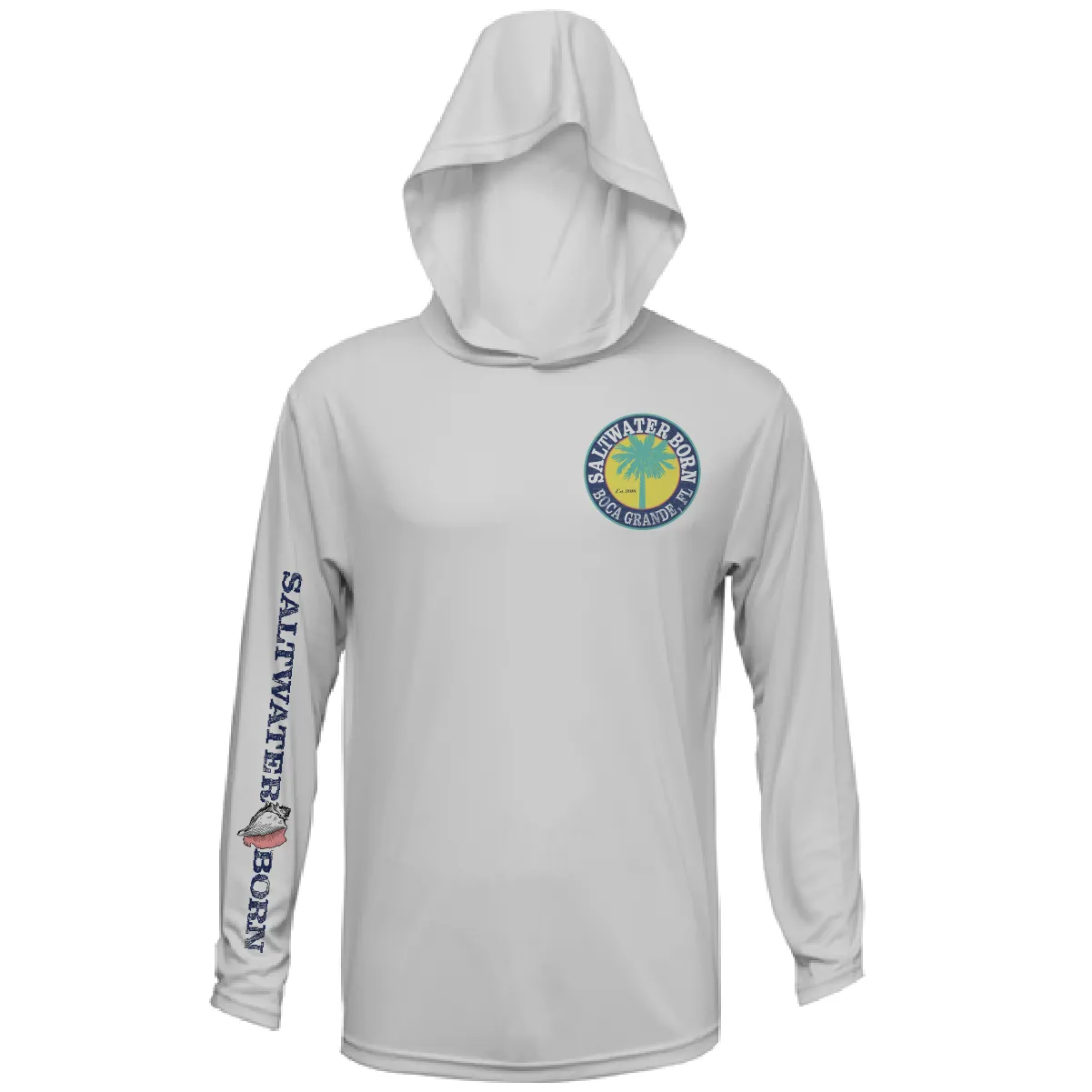 Boca Grande, FL Action Tarpon Long Sleeve UPF 50  Dry-Fit Hoodie