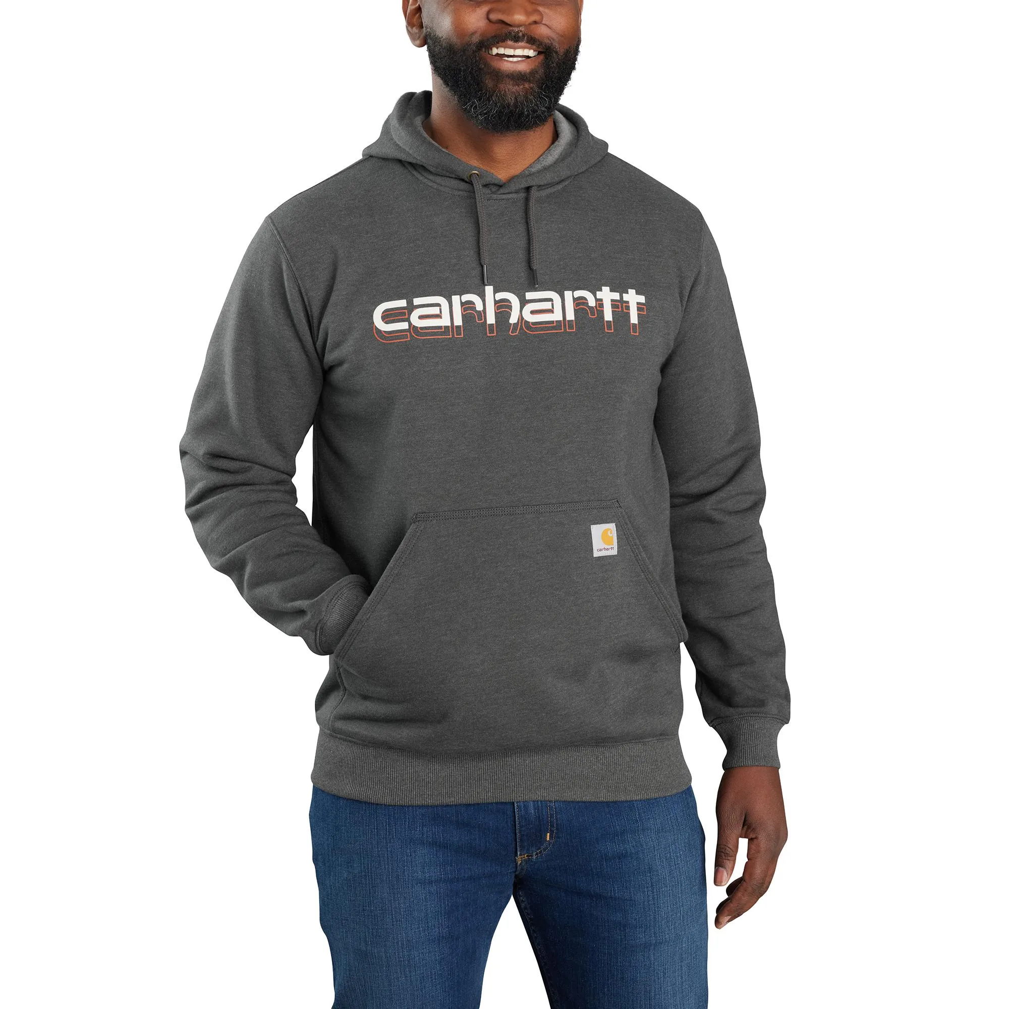 Carhartt Men's Rain Defender® Logo Graphic Sweatshirt