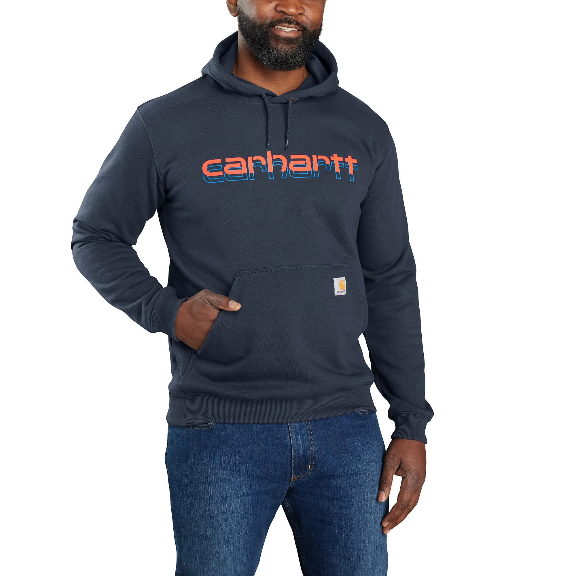 Carhartt Men's Rain Defender® Logo Graphic Sweatshirt