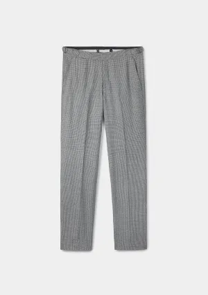 Charcoal Houndstooth Formal Trousers