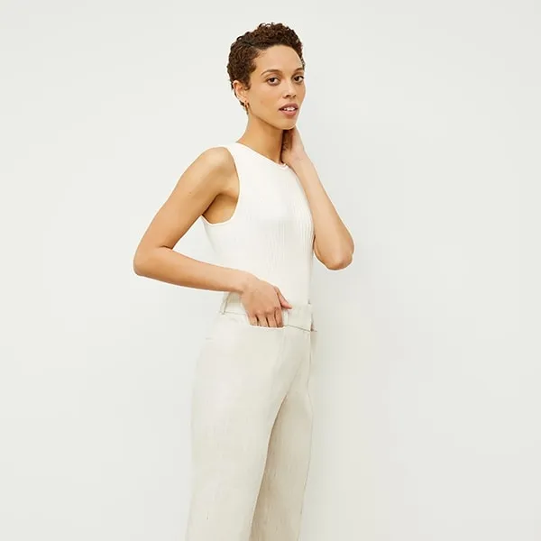 Chester Pant - Slubbed Stretch Linen :: Natural