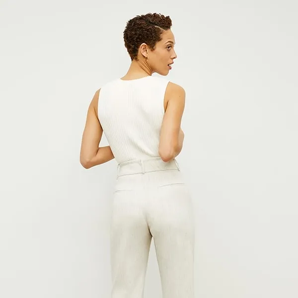 Chester Pant - Slubbed Stretch Linen :: Natural