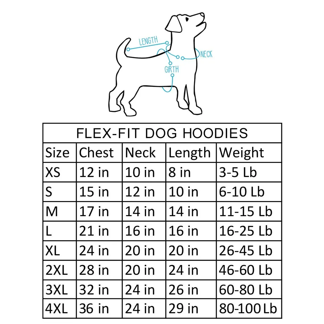 Dog Flex-fit Hoodies - Black XL (Customer Return)