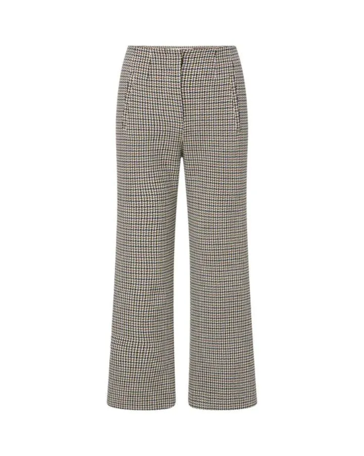 Dova Houndstooth Crop Pant