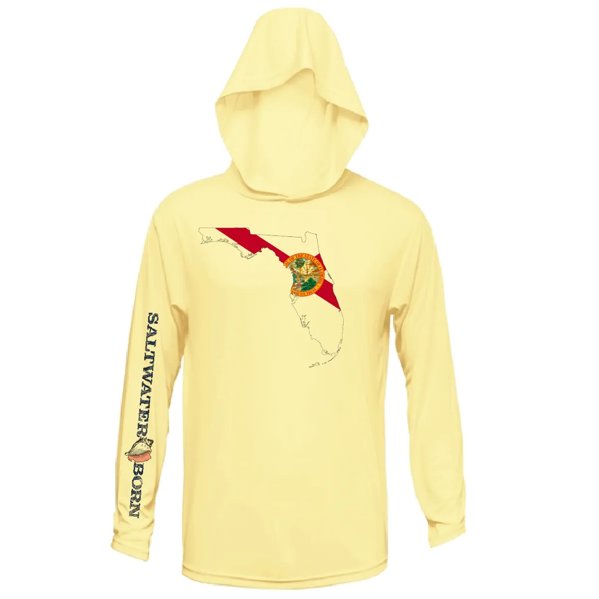 Dunedin, FL State of Florida Long Sleeve UPF 50  Dry-Fit Hoodie