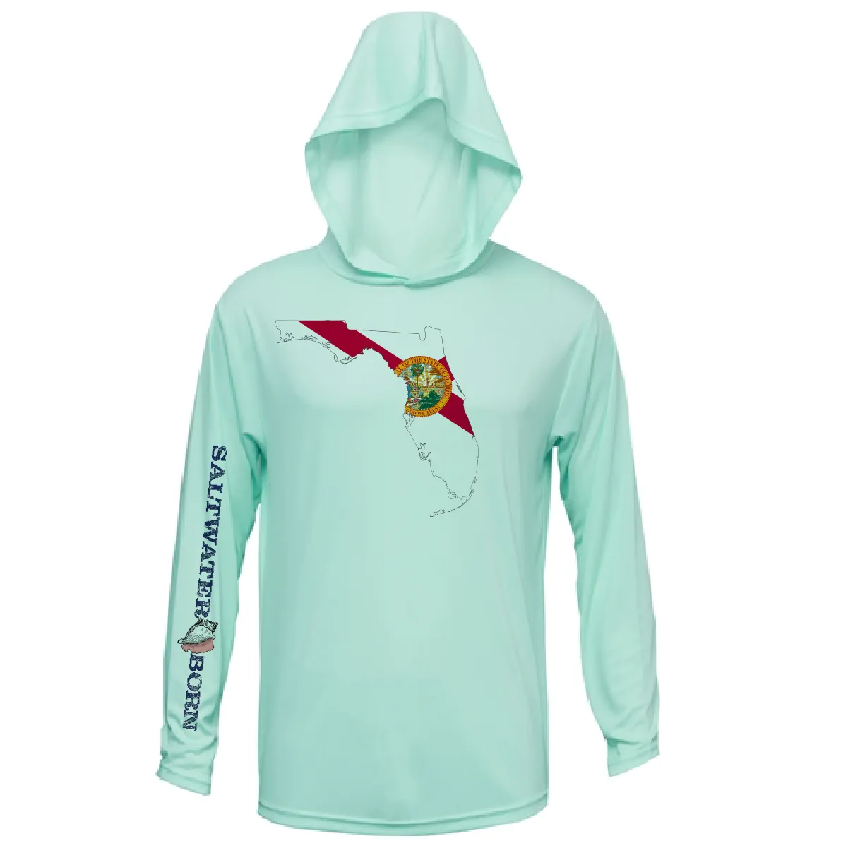 Dunedin, FL State of Florida Long Sleeve UPF 50  Dry-Fit Hoodie