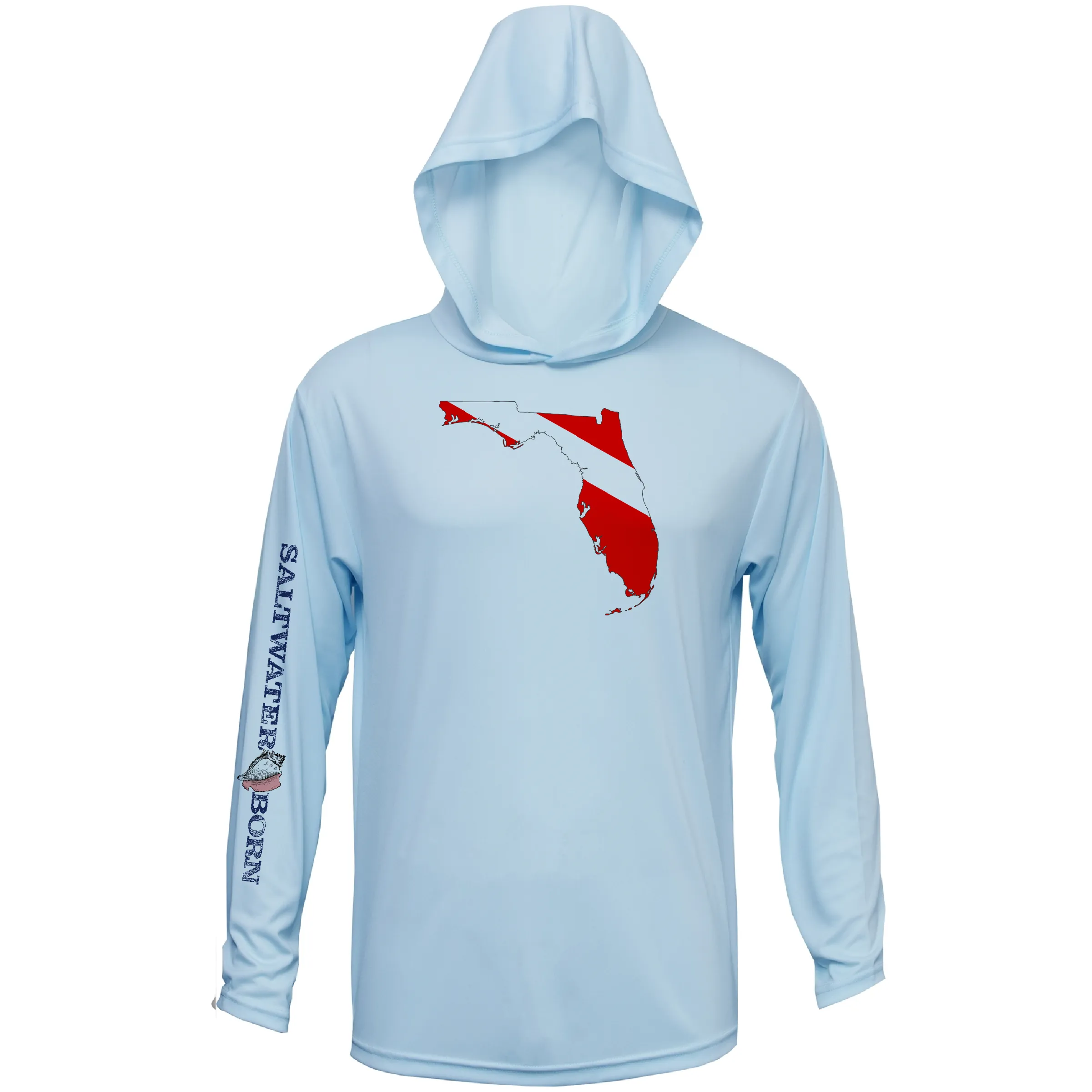 Florida Diver Long Sleeve UPF 50  Dry-Fit Hoodie