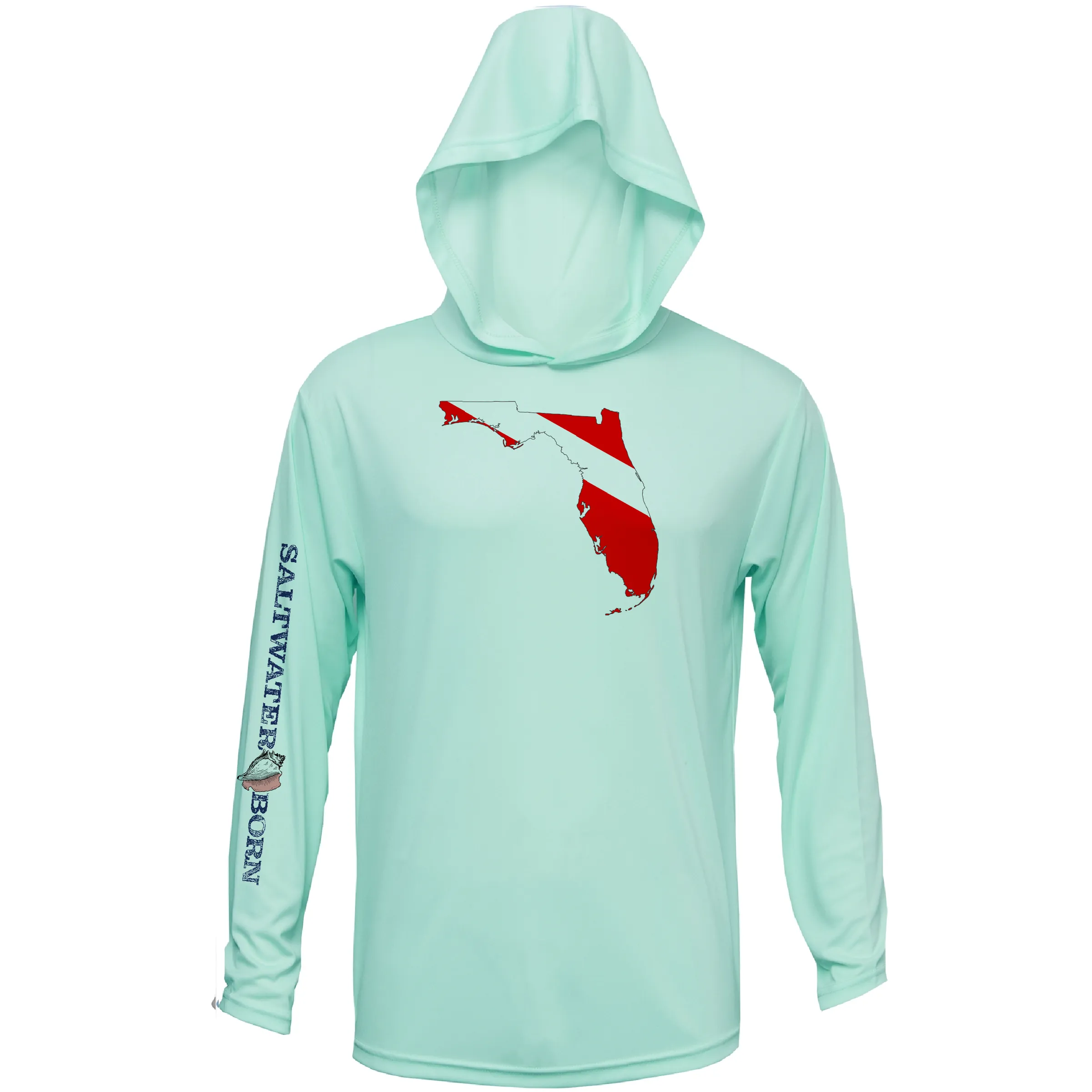 Florida Diver Long Sleeve UPF 50  Dry-Fit Hoodie