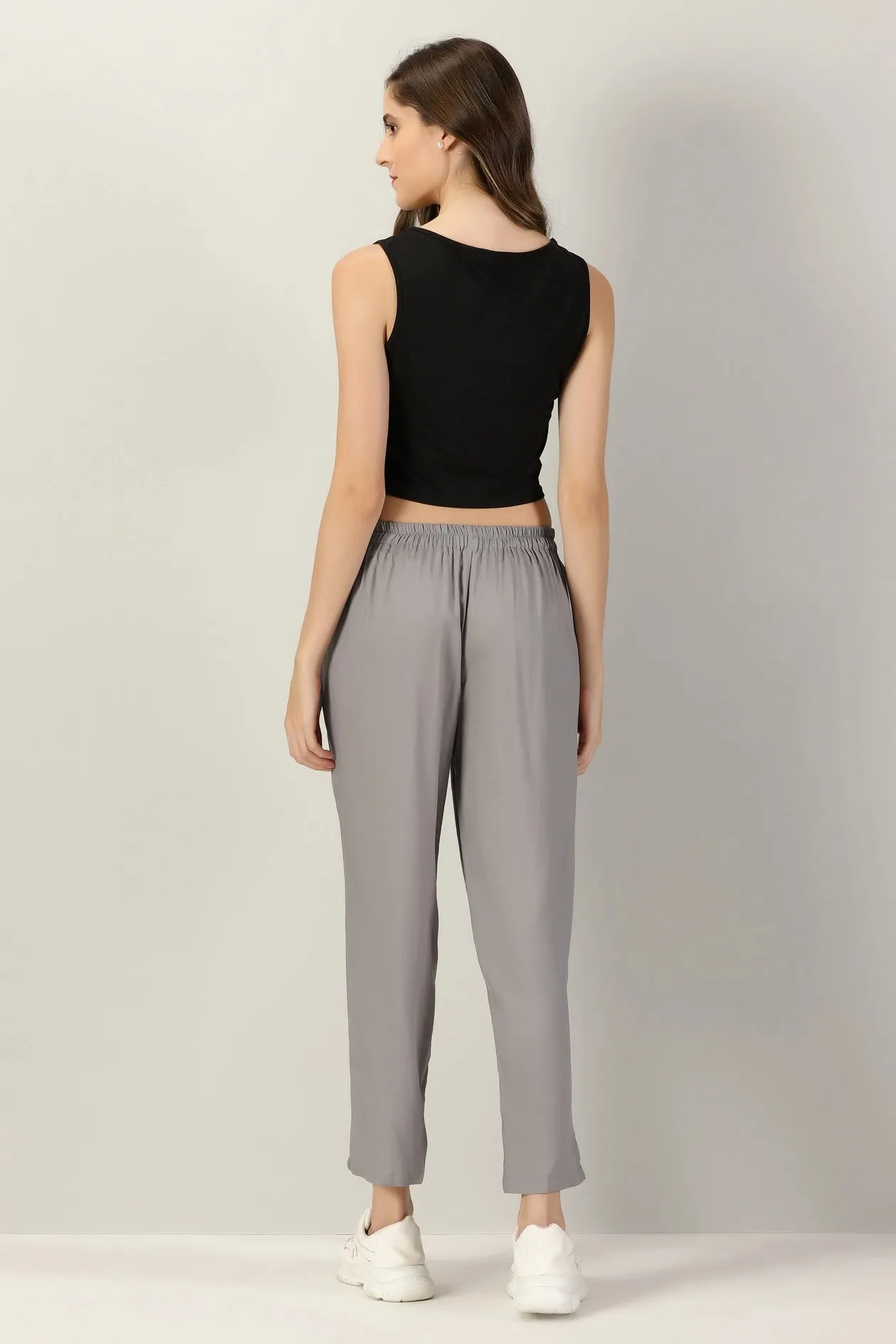 Gray Straight Pant