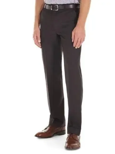 GURTEEN Trousers  - Cologne Formal Stretch Flannels - Conker Brown