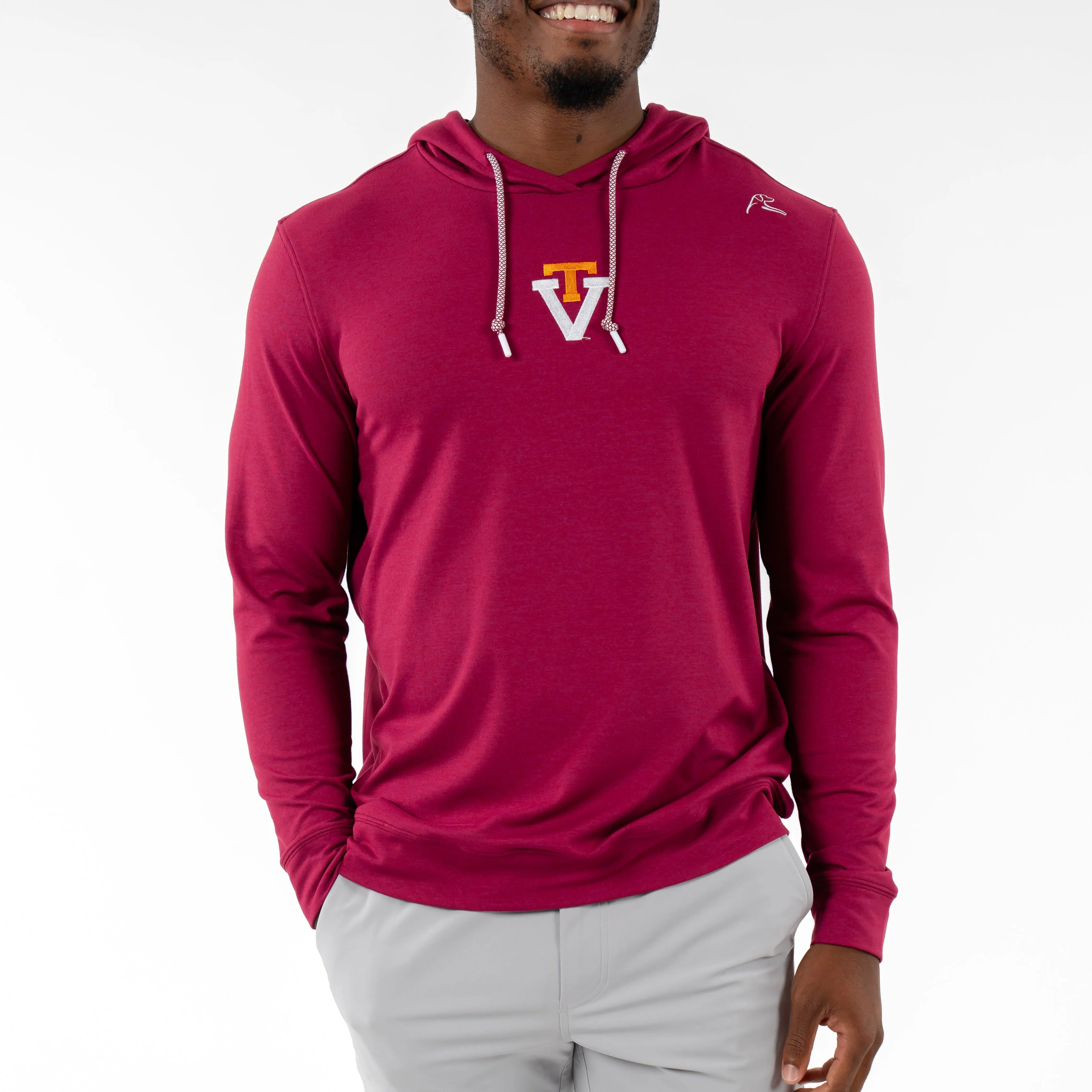 Hesi Collegiate Hoodie - Virginia Tech | Solid - Dark Maroon - Virginia Tech - 1