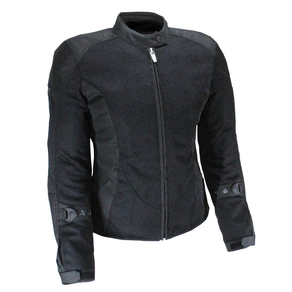 Joe Rocket Womens Velocity 2 Textile Jacket Black/Black