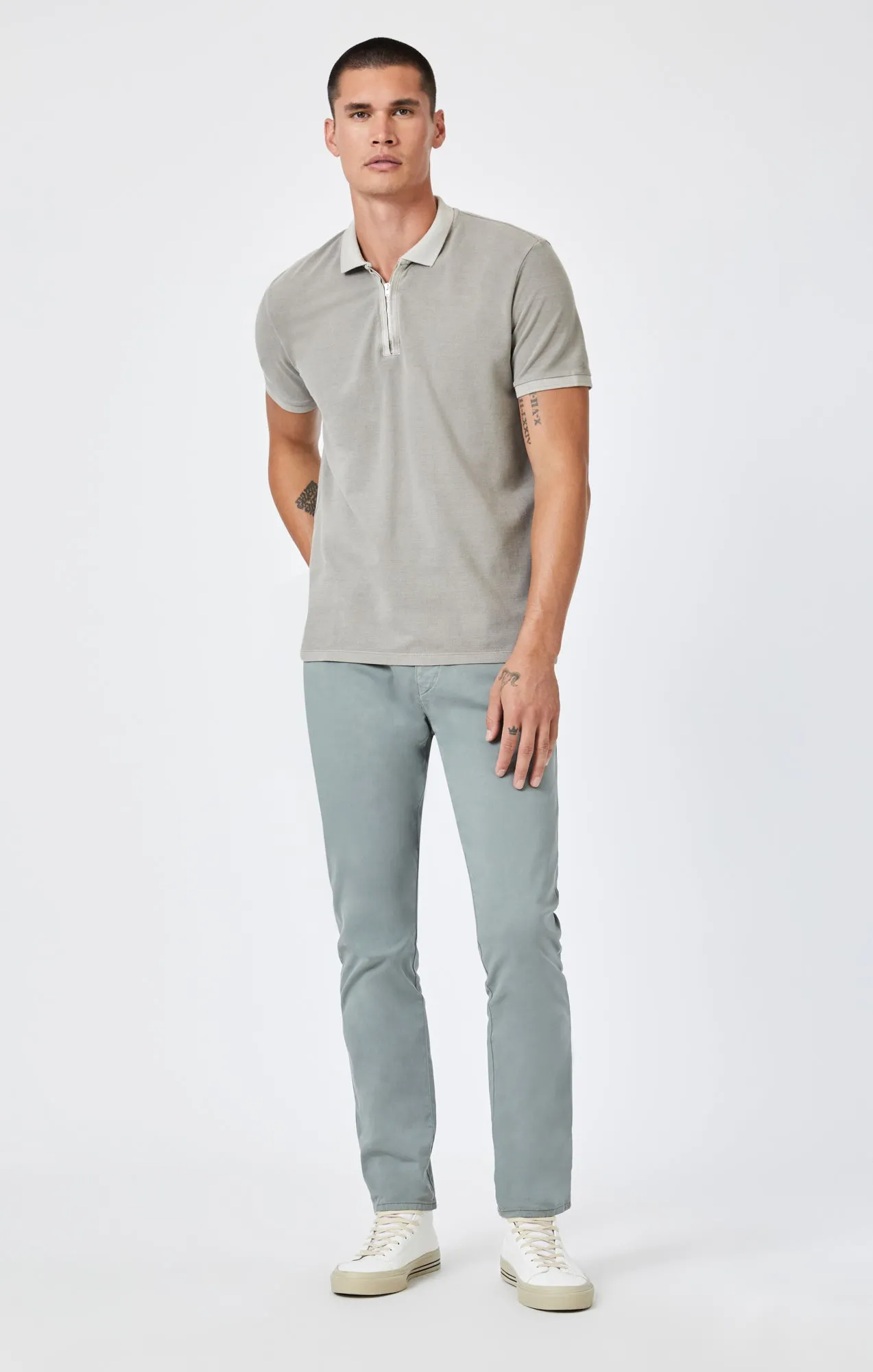 JOHNNY SLIM LEG CHINO IN SEDONA SAGE TWILL