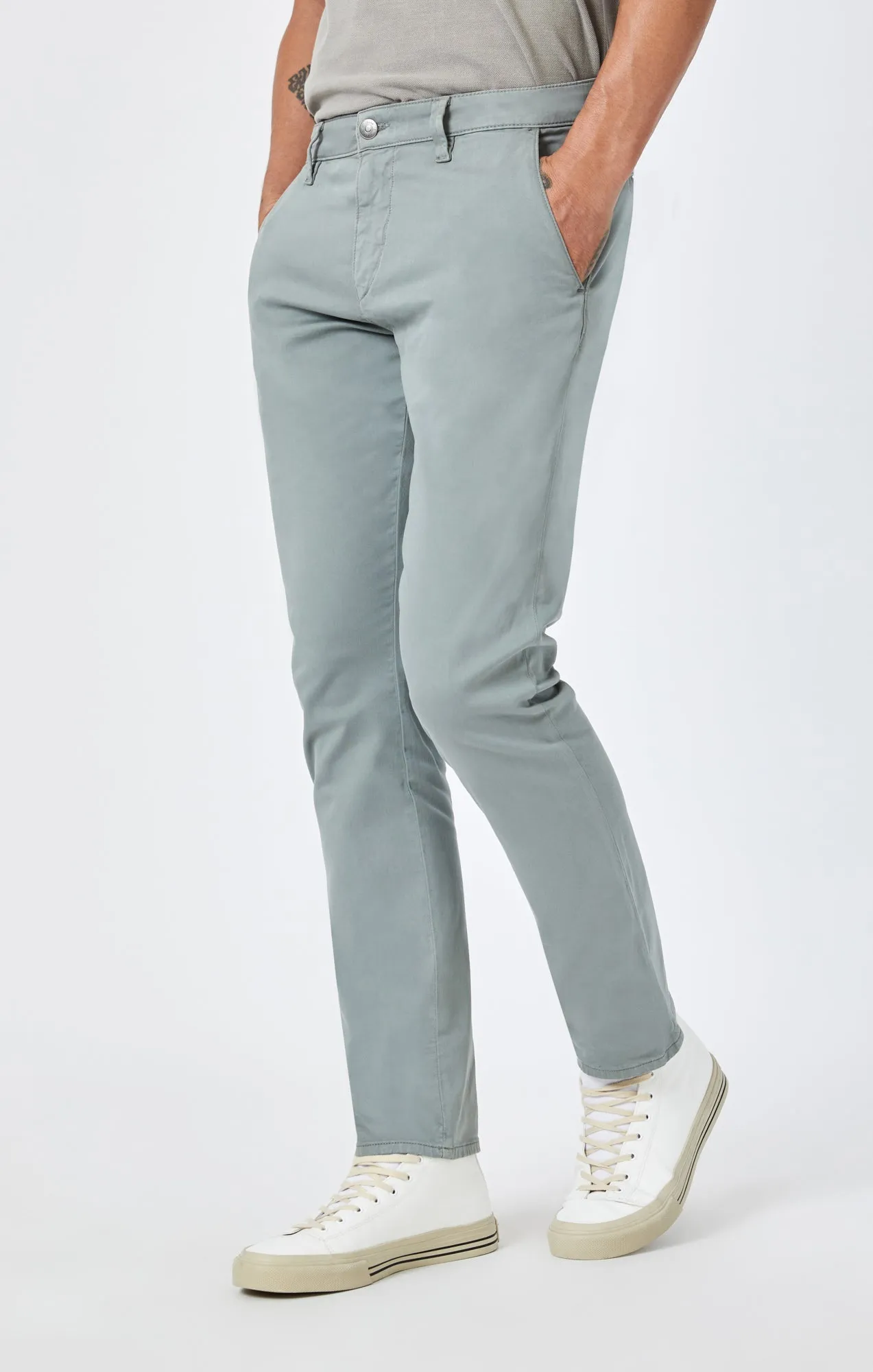 JOHNNY SLIM LEG CHINO IN SEDONA SAGE TWILL