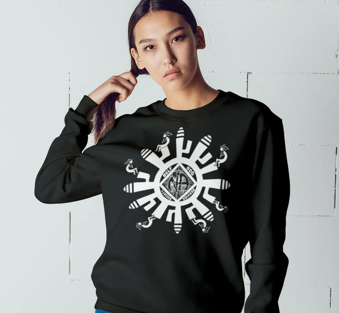 Kokopelli Symbol  Sweatshirt