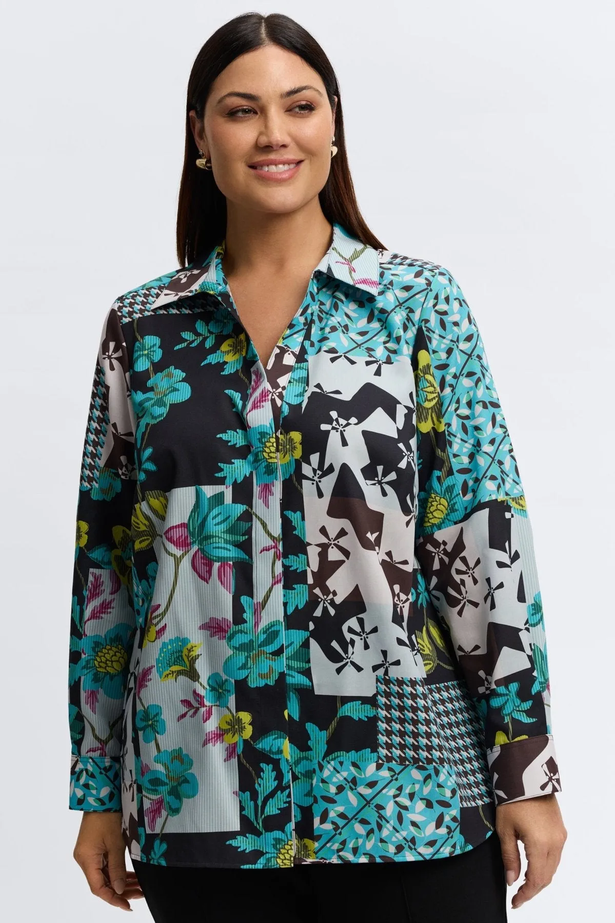 Kylie Plus Fall Conversational Shirt