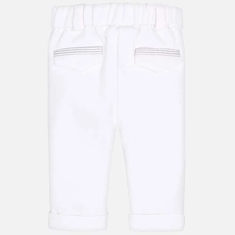 Mayoral White Trousers