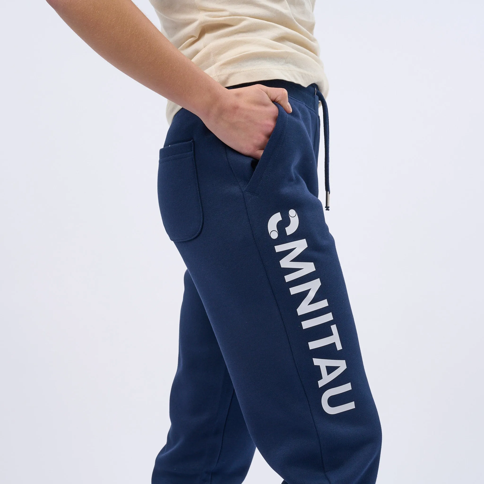 Omnitau Women's Prime Organic Cotton Sweatpant Joggers - French Navy