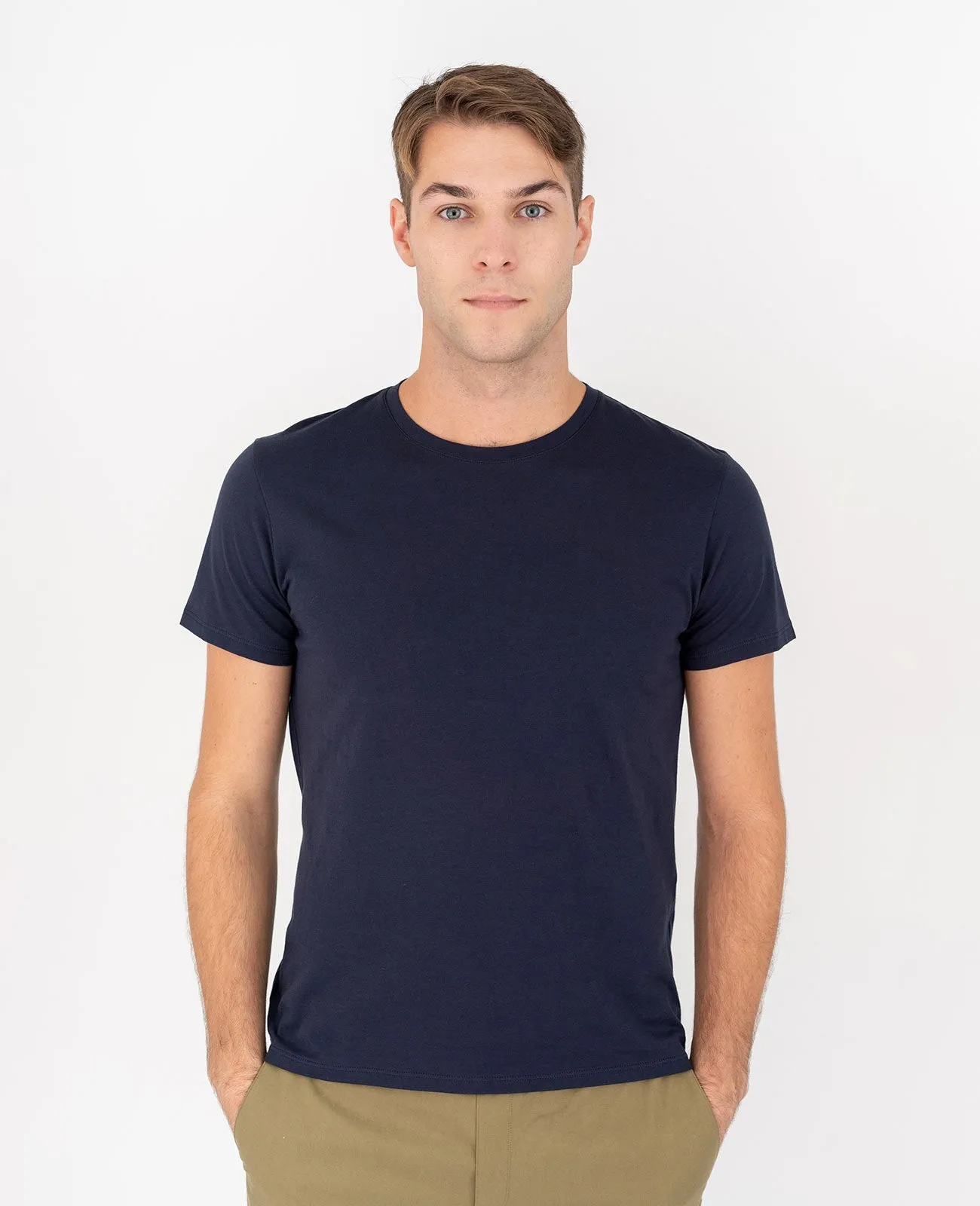 Organic Pima Crew Neck Tee