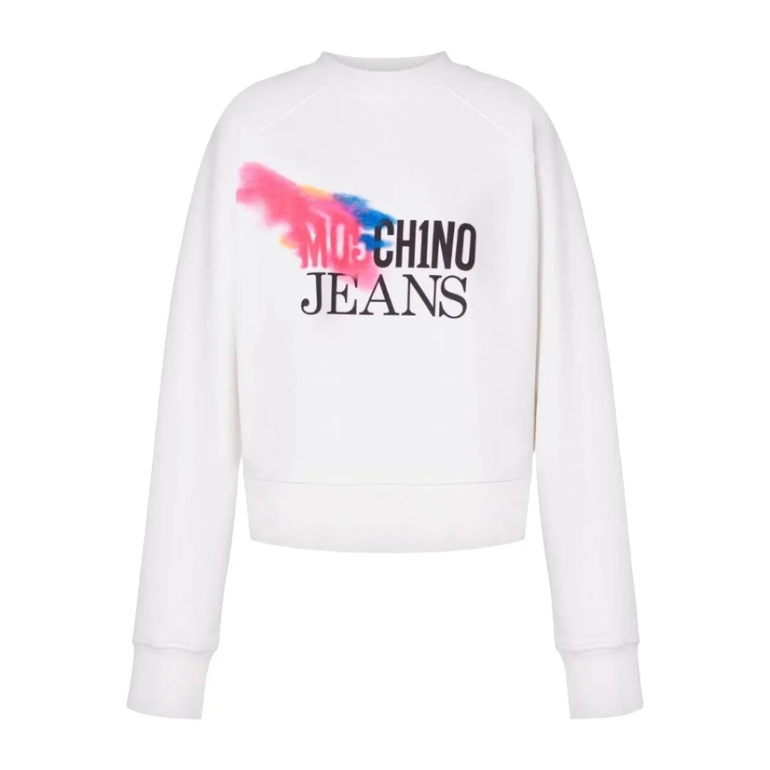 Painted Logo Cotton Fleece Sweatshirt K1J17098233