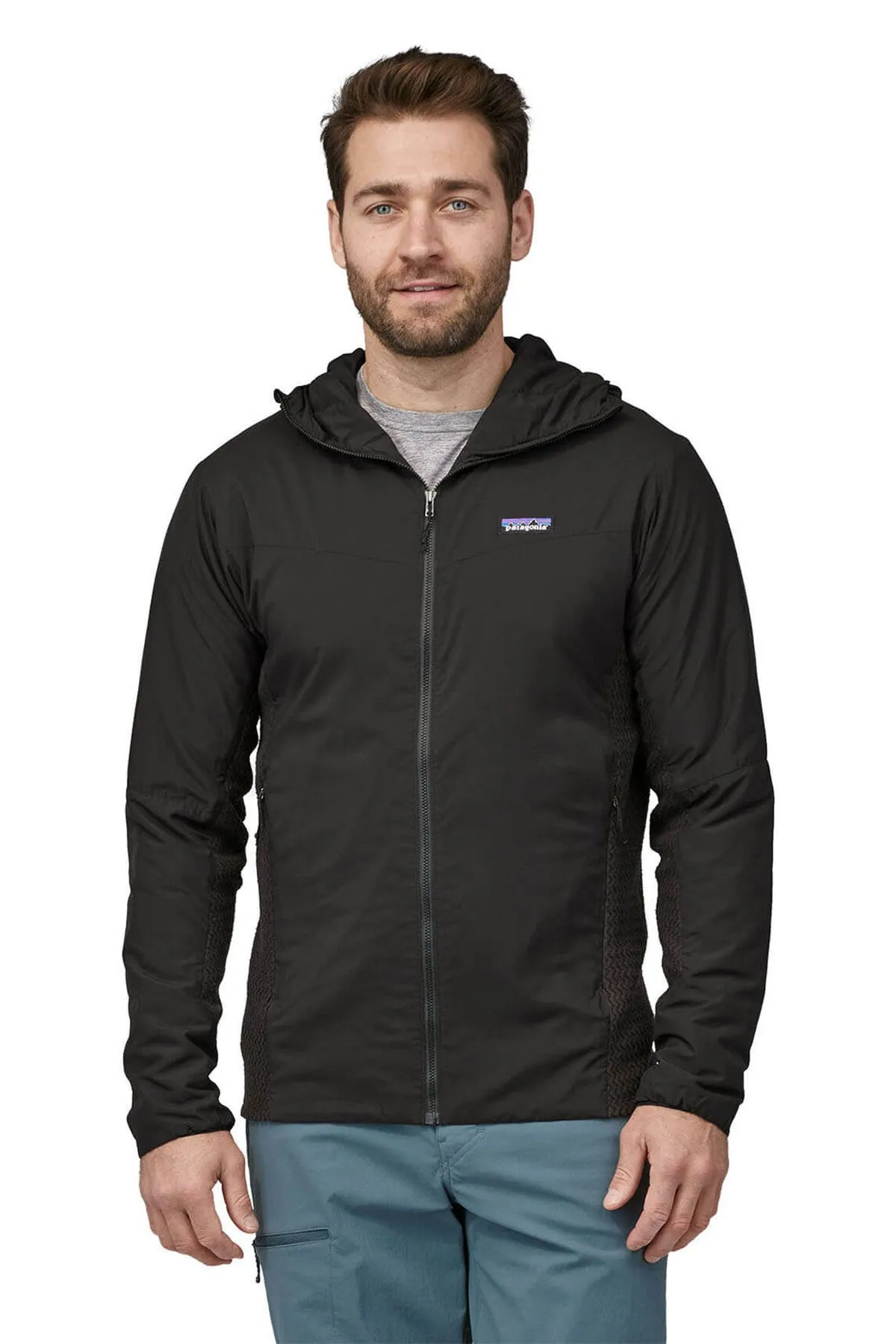 Patagonia Mens Nano-Air Light Hybrid Custom Hoodies, Black