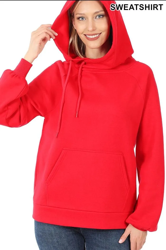 Side Tie Hoodie Sweatshirts