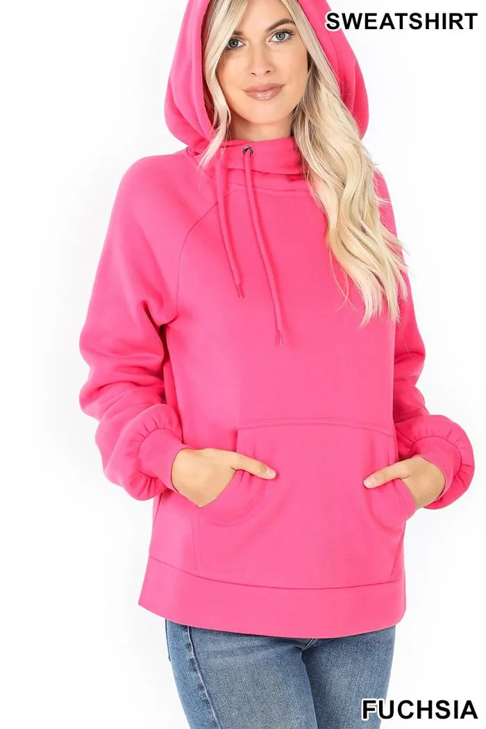 Side Tie Hoodie Sweatshirts