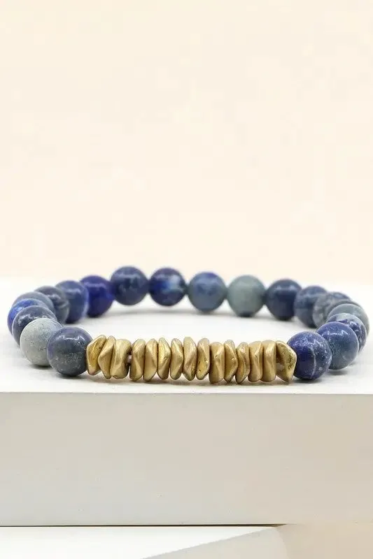 Snazzy Stone Beaded Bracelet