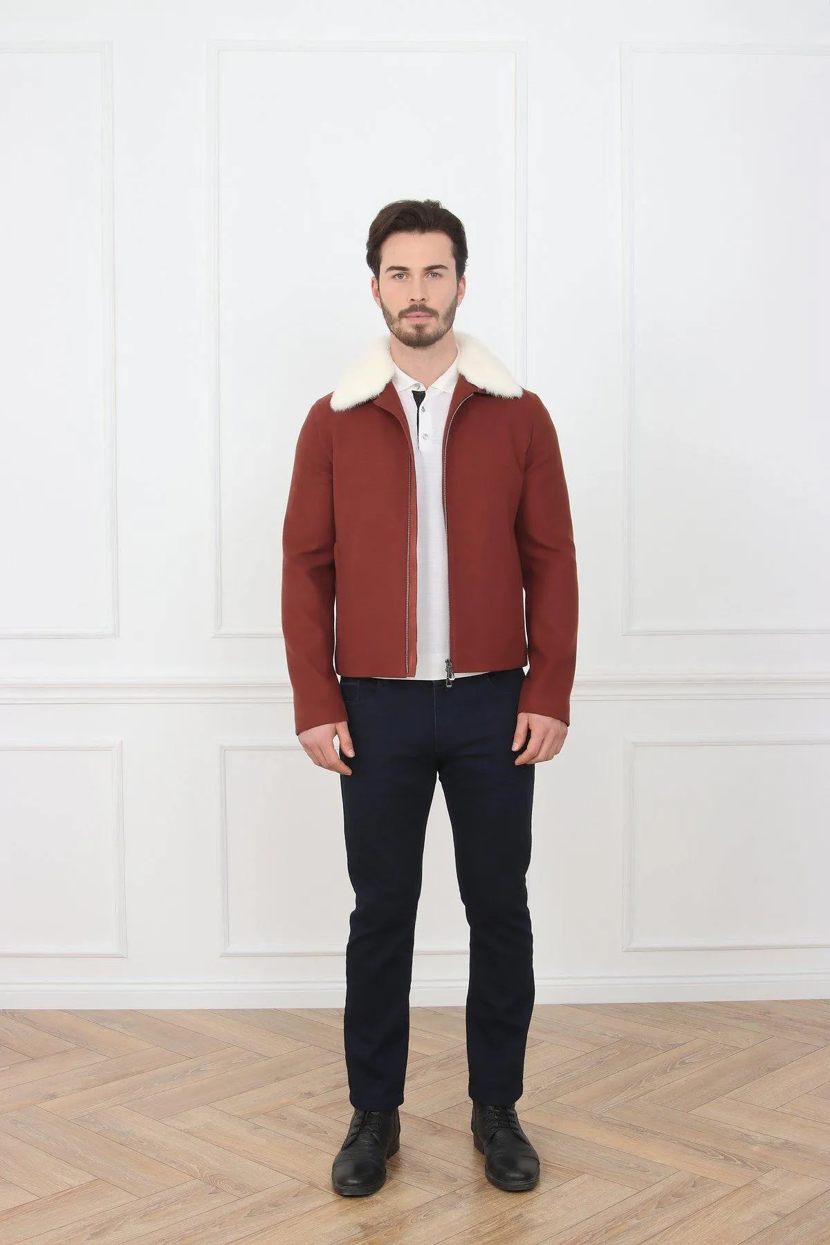 Terracotta Wool Jacket