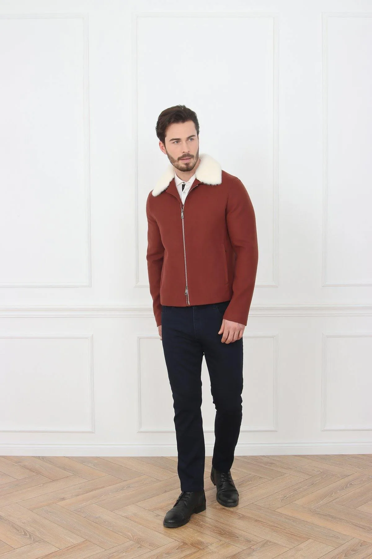 Terracotta Wool Jacket