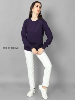 The Greenage Purple Sweat Shirt