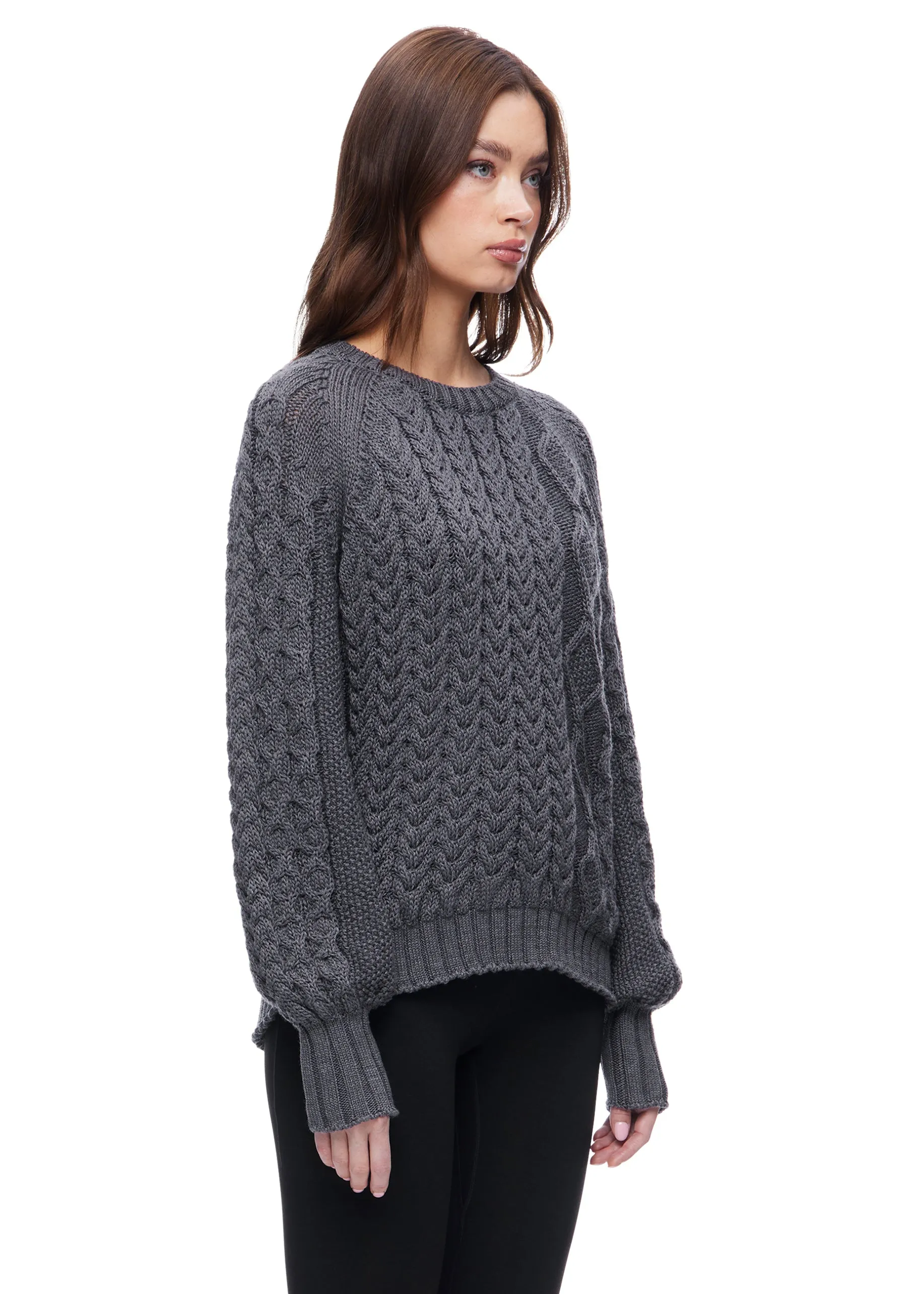 The Knotty Ones Harmonija Cable Sweater