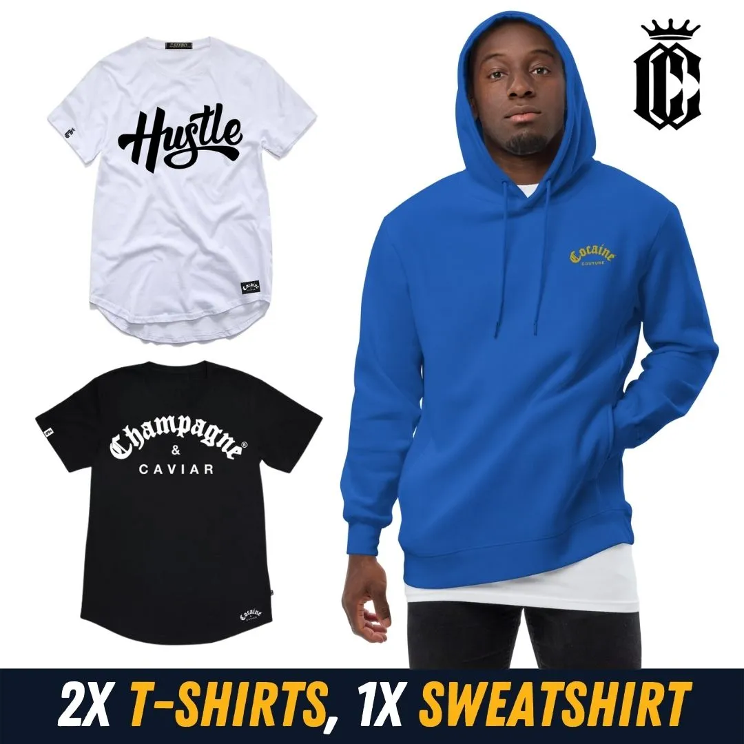 Two Tees plus Sweatshirt