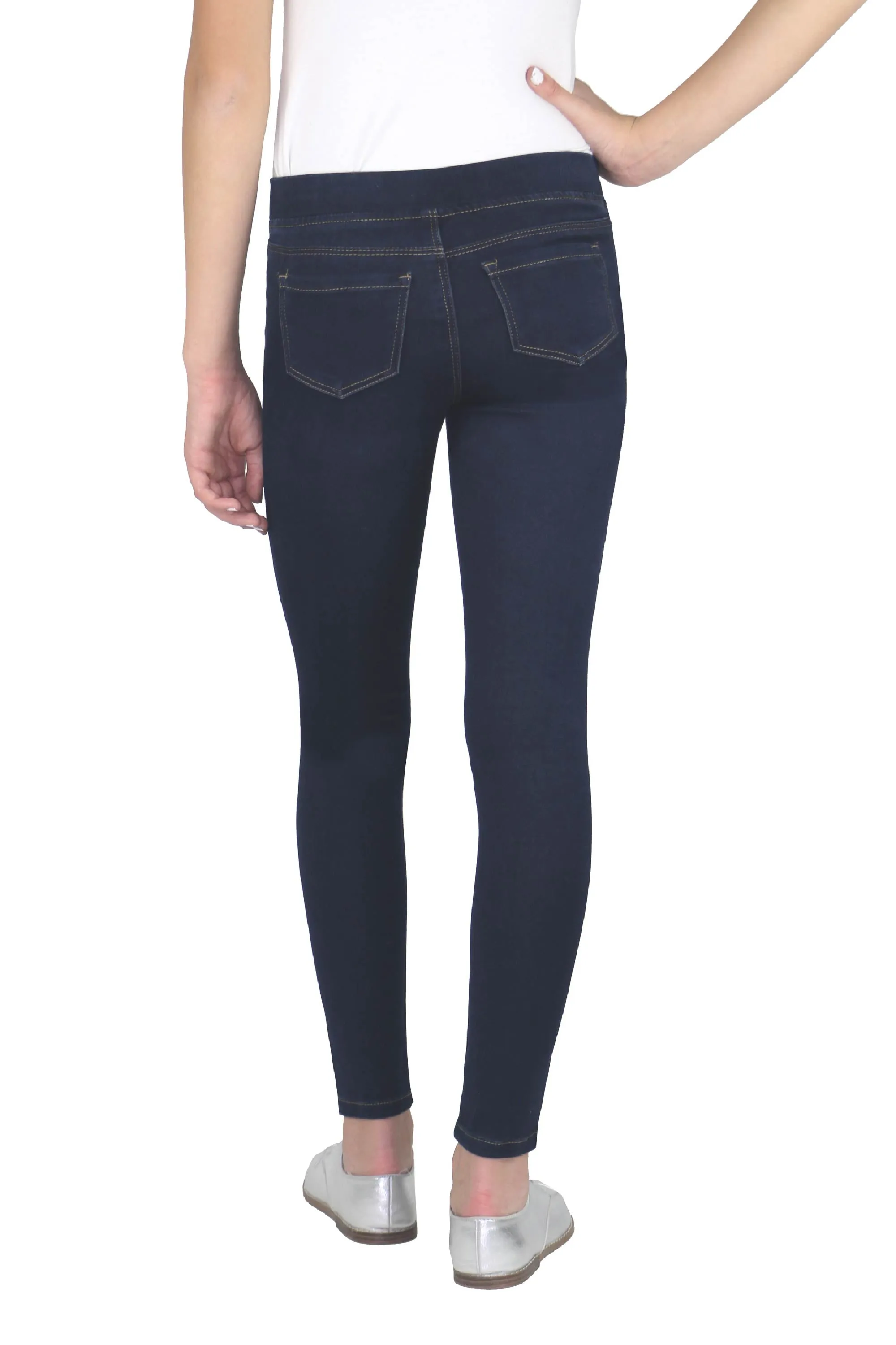 Verna - Mid Rise Pull On Skinny Jegging In Runaway