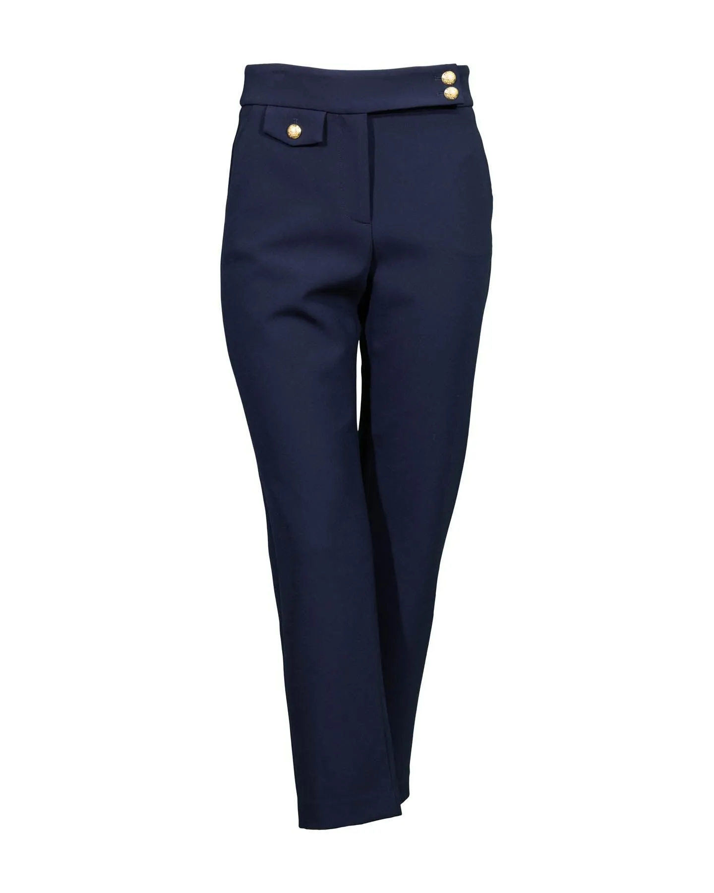 Veronica Beard Renzo Pant Navy-Gold / Black-Silver