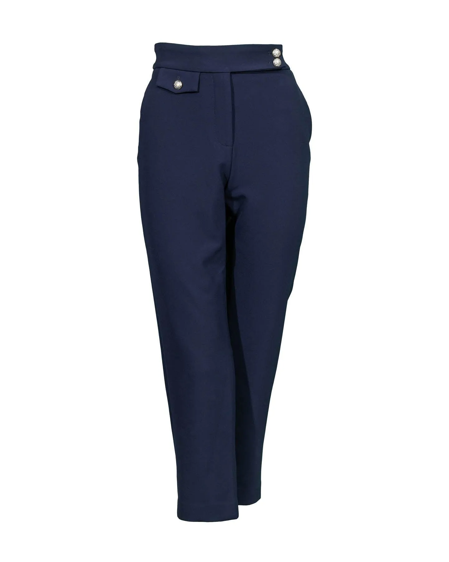 Veronica Beard Renzo Pant Navy-Silver