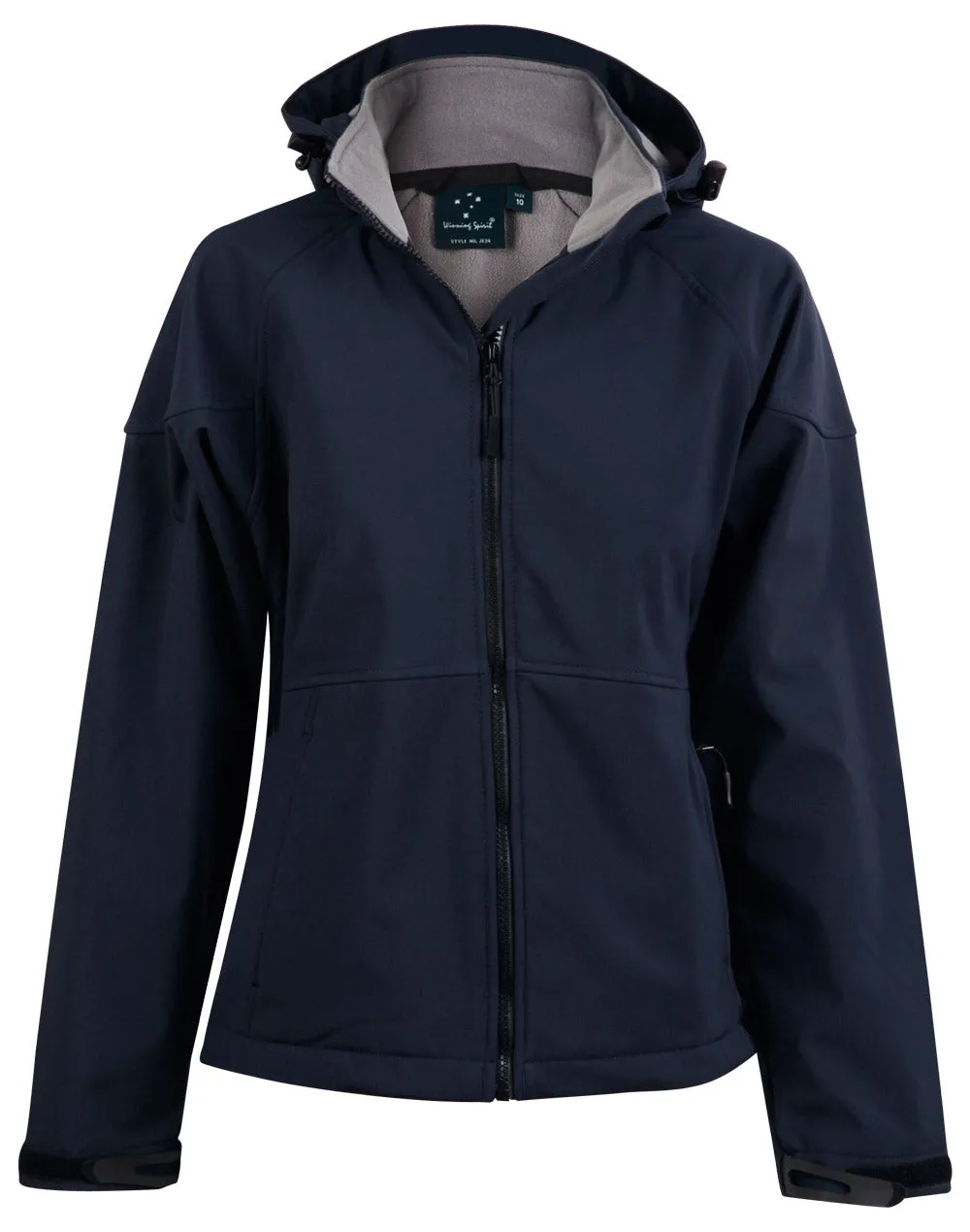 Winning Spirit Ladies' Aspen Softshell Hooded Jacket (JK34)