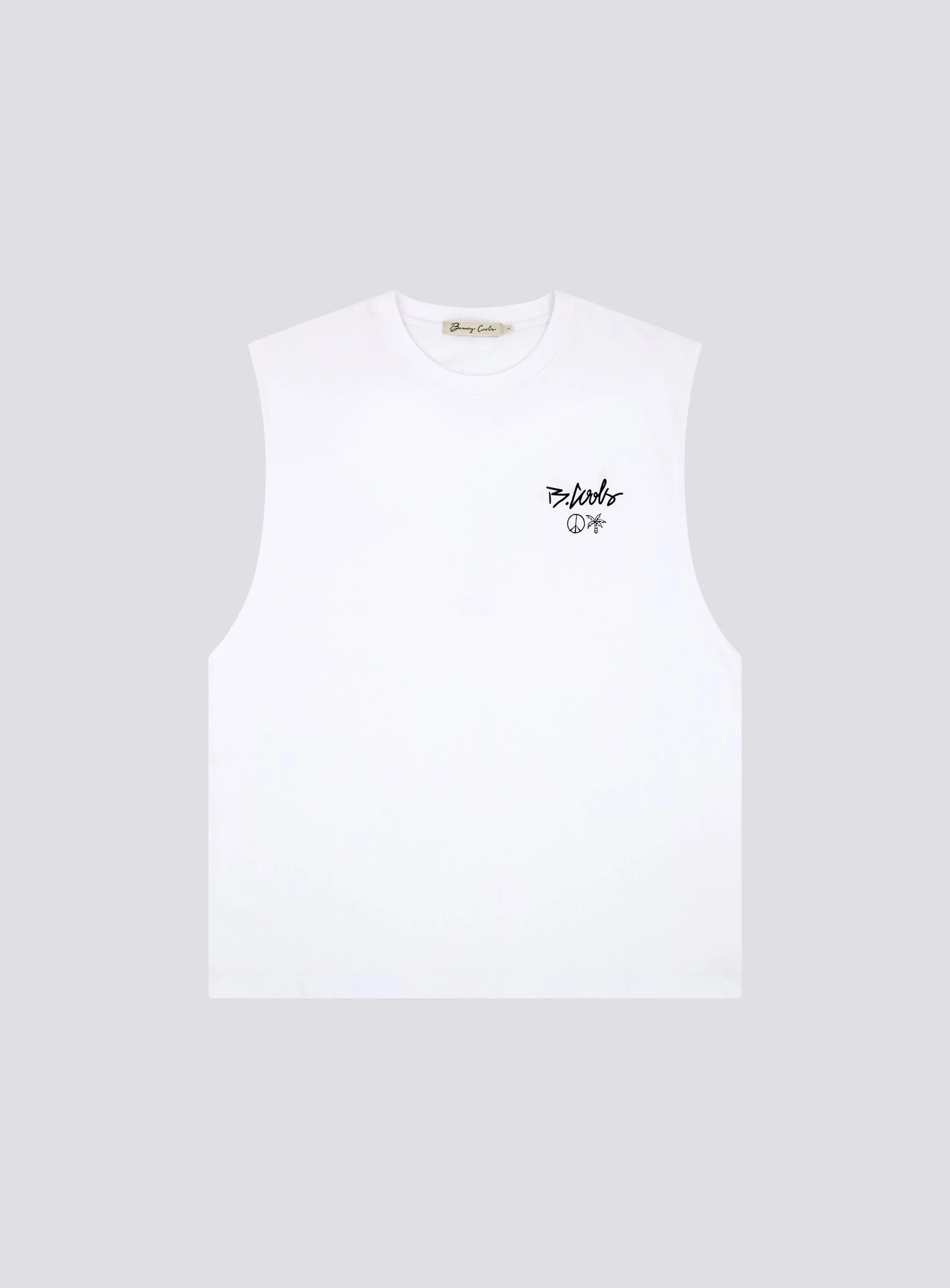 YC Muscle Homie Tee White