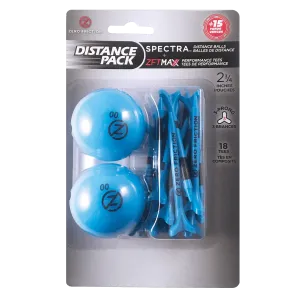 Zero Friction Spectra Distance 2 Ball/Tee Pack